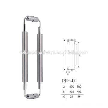 Poignée de traction de porte d&#39;acier inoxydable de 600 / 800mm pour des portes de douche en verre